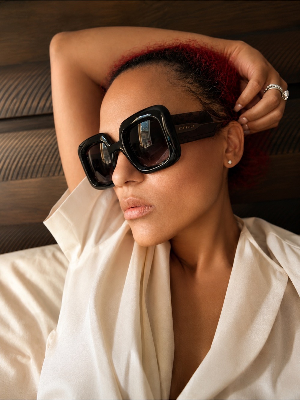 Etro Black Square Gradient Women's Sunglasses - Picture 11 of 13